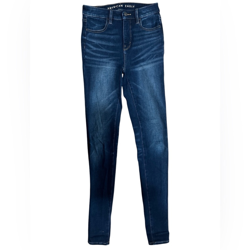 American Eagle Outfitters Dark Blue Skinny Jeans